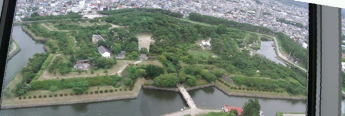 パノラマ撮り(ちょっと加工してる)。
