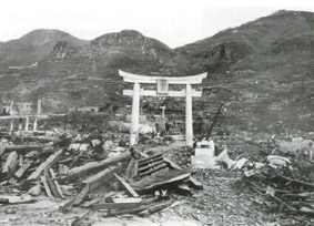 被爆後の山王神社