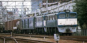 ED60重連貨物列車 和歌山駅北