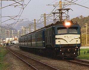 夕暮れの中のＥＦ５８６６