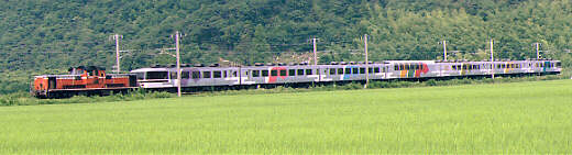 あすかを利用した臨時快速「サマーイン白浜」