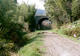 龍光寺付近のトンネル跡