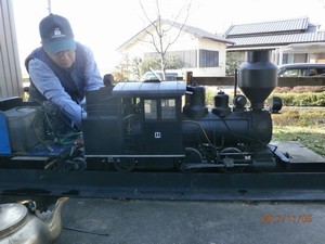 ライブスチームの運転